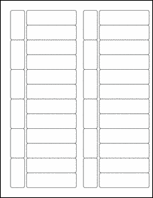 OL136- 2.7953" x 0.8268" Blank Label Template