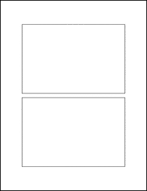 OL145- 6" x 4" Blank Label Template