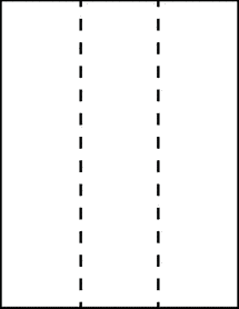 OL179- 8.5" x 11" Blank Label Template