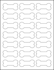 OL193- 2.3852" x 1.0671" Blank Label Template