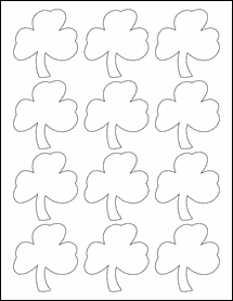 OL199- 2.3605" x 2.5027" Blank Label Template