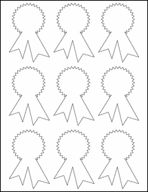 OL201- 2.3414" x 3.4028" Blank Label Template