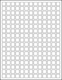 OL2050- 0.5" x 0.5" Blank Label Template