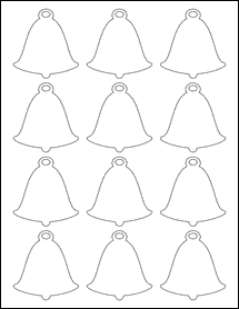 OL257- 2.3392" x 2.4805" Blank Label Template