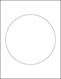 OL317- 7" Circle Blank Label Template