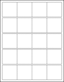 OL330- 2" x 2" Blank Label Template