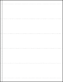 OL367- 8.25" x 2" Blank Label Template