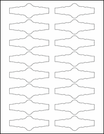 OL380- 3.25" x 1.2049" Blank Label Template