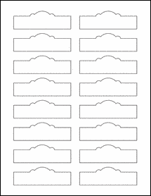 OL382- 3.25" x 1.0096" Blank Label Template