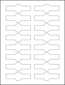 OL383- 3.25" x 1.1401" Blank Label Template
