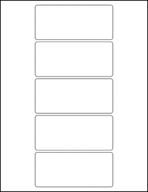 OL394- 4.5" x 2" Blank Label Template