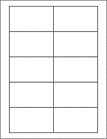 OL402- 3.5" x 2" Blank Label Template