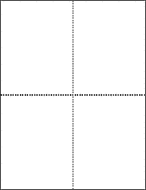 OL423- 4.25" x 5.5"  Blank Label Template