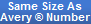 Same size as