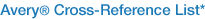 Cross-Reference List