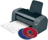 Make sure your CD labels are compatible with your printer.