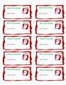 Christmas Santa Claus Label