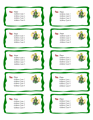 Christmas Tree Address Label