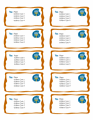 Menorah Address Label
