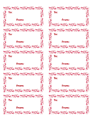 Valentine's Day Gift Label