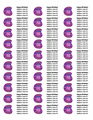 Birthday Gift Address Label
