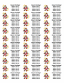 Santa Claus 3 Address Label