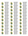 Christmas Tree Address Label