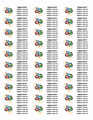 Easter Eggs Address Label