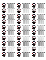 Dracula Address Label