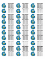 Menorah 2 Address Label