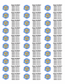 Star of David Address Label