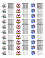 Mardi Gras Address Label