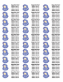 Champagne 2 Address Label