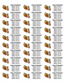 Cornucopia Corn Address Label