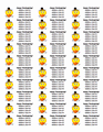 Smiley Pilgrim Address Label