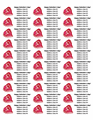 Chocolates Address Label