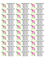 Hearts 3 Address Label