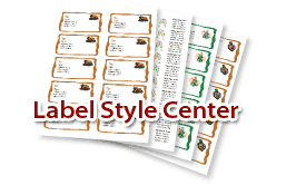 Label Style Center
