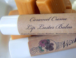 Lip Balm Labels - Caramel Creme