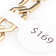 Barbell Labels - Gold Bracelet