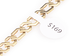 Barbell Labels - Gold Bracelet
