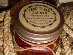Circle Labels - True Texas Scents Candle Labels
