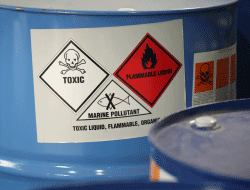 Drum Labels - Flammable Warning Labels