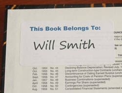 Bookplate Label
