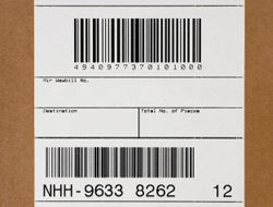 Half Sheet - Shipping Barcode Labels