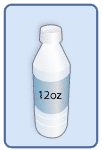 12oz water bottle