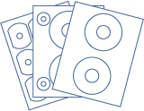View CD / DVD labels