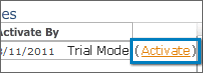 Scroll to the very right of the "Acquired Activation Codes" box and click "Activate" to use an activation code.