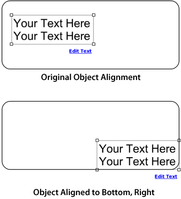 From the "Align" menu, you can align any object accordingly to the canvas.