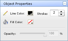 You can also use the "Object Properties" box on the left of the Design Window to edit your shapes.